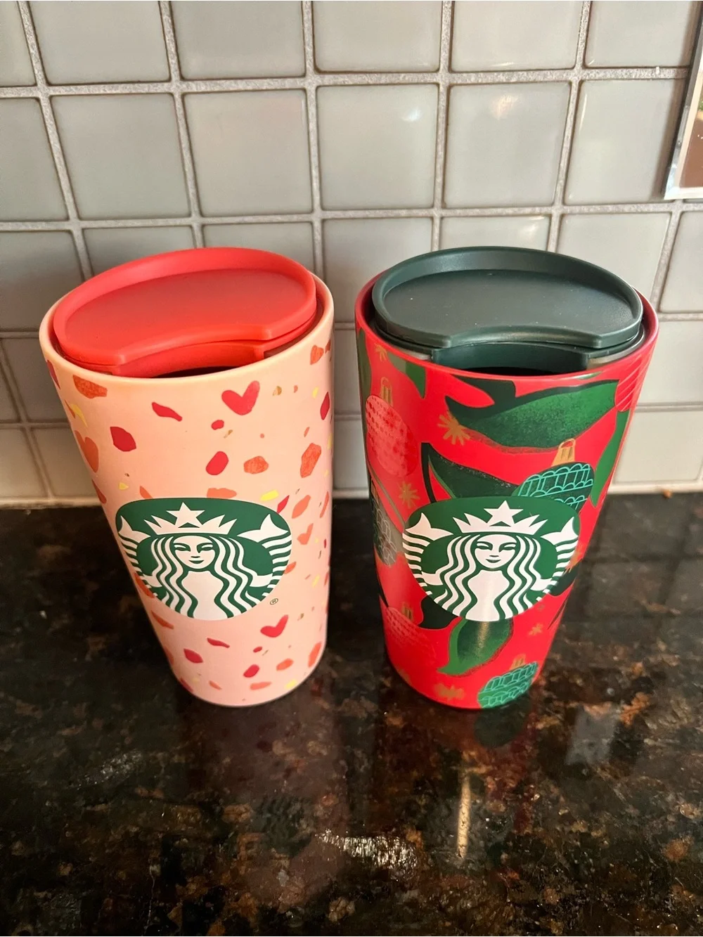 Starbucks two ceramic